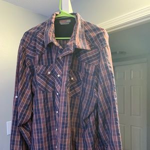 Mens plaid shirt